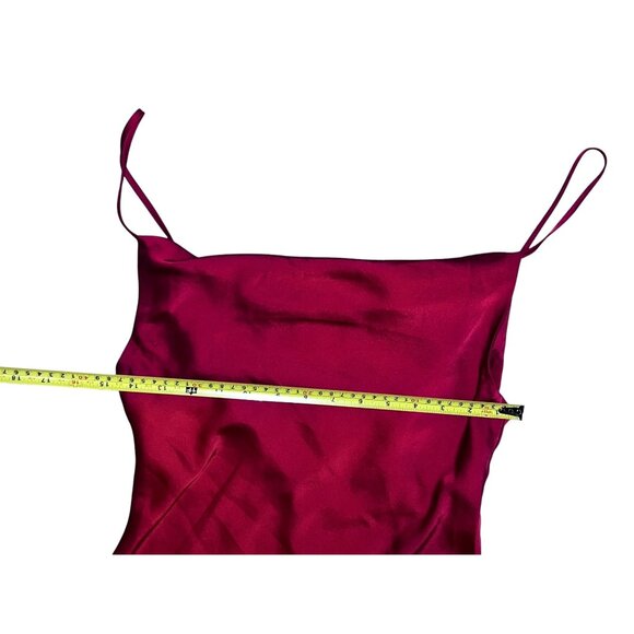 Urban Outfitters Red Satin Spaghetti Strap Cocktail Dress Sz Small Red Womens mi - Picture 9 of 13